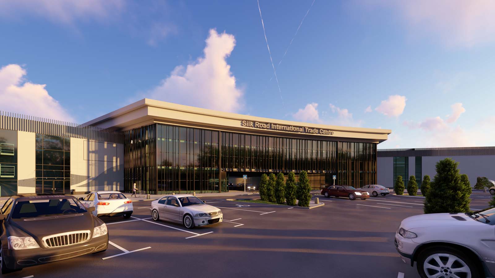 Международный торговый городок товаров Нового Шелкового пути